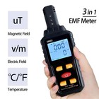 3 In 1 Radiation Detector Dosimeter Emf Meter Electromagnetic Field Tester Lcd