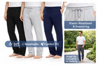 Men   s Lounge Pants 4 Pack Soft Stretch Lightweight Pajama Sleep Pants S-2xl