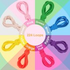 224 Pcs Loom Loops Refill For Potholder Weaving Loom Kit Toys  Elastic Diy Ar   