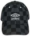 Umbro Men s Adjustable Checkered Dad Cap  Black white  One Size Fits Most