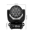 19x15w Rgbw Zoom Moving Head Stage Light Led Dmx512 Wash Light Wedding Dj Party