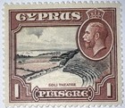 Travelstamps  Cyprus Stamps Scott  128  1 Pi  Mint Original Gum Never Hinged