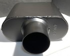 Exhaust Muffler 3  In   2 25  Dual Out   13  Length   7  Body     9  Wide - New