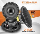 2x Prv 8  2-way Coaxial Full Range Speaker 380w 4 Ohm 8cx380-4 Slim Pro Audio