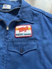 Vintage Tony   s Pizza Work Wear Driver Jacket With Patches- Large- Old Coat