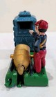 Vintage Cast Iron Mechanical Reproduction Bank - Artillery Bank - Working