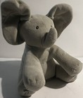 Gund Baby Animated Flappy The Elephant Gray Plush Toy Plays Peek-a-boo   Sings