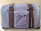 Small Dog Cat Pet Carrier Bag Organic Cotton Tote Purple Duffel Beach Free Ship
