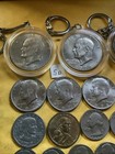 Large Junk Drawer Lot Eisenhower Dollars Buffalo Nickels Dime Set Coin Look Bulk