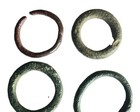 Lot Of 4 Celtic Proto Ring Money Coins And Viking Frames