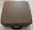 Vintage Green Royal Quiet De Luxe Portable Typewriter With Brown Case 1950s
