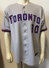 1998 Woody Williams Toronto Blue Jays Game Worn   Used Baseball Jersey Mlb