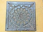 Old Vintage Rare Engraved Big Size Heavy Iron Dye Mold Seal Stamp   Door Panel