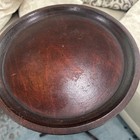 Antique Mahogany Plant Stand Colonial Revival Pedestal Jardiniere Tray 35x12