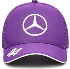 Mercedes Amg Petronas F1 2024 Lewis Hamilton Trucker Hat - Purple - One Size Fit