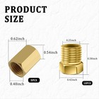 15pcs 1 4 Brake Line Fittings Set 7 16-24 Thread brake Line Fitting Kit Include