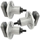 3 Pack Spindle Assembly W pulley Nut Fit For John Deere L111 L118 L120 L130