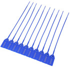 15 Plastic Tamper Seals  Blue Security Zip Ties  Fire Extinguishers Drums Tags