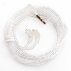 Kbear Earphone Iem Cable 0 75mm 2pin Silver Plated Detachable Cable 3 5mm Gol   
