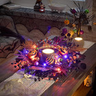18  Pumpkin Halloween Wreath For Front Door Decor   Pre-lit Jack-o -lantern Pump