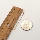 Solid 14k Gold Twisted Rope Bracelet Safety Or Chain Extender 2in