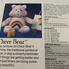 Care Bear Cheer Bear Pattern Butterick 6230 Vintage Uncut Stuffed Toy Animal