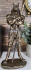 Egyptian God Anubis Statue Deity Jackal Figurine 11  Height Bronze Finish Statue