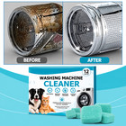 12 Pack Washing Machine Cleaner Tablets Deep Cleaning Washer Maintenance