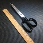 Vintage 1970s Hy Co 7  Scissors Shears Black Handles Hot Drop Forget Steel
