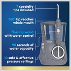 Waterpik Aquarius Water Flosser Gray Ada Accepted 360   Tip On off 10 Settings
