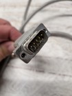 Gray Serial Rs-232 Db9 9-pin Male To Female Round Cable 1 1 Connection Adap 6ft