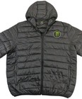 Monster Energy Drink Hooded Puffer Jacket Men s Sz 2xl Black Promo K  Block 