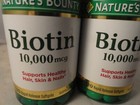 Nature s Bounty Biotin 10000 Mcg Ultra Strength  Liquid Softgels 120 Ea  2pk  
