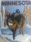 Vintage Voyager Minnesota State Deer Buck Whitetail Patch Emblem New Iron On sew