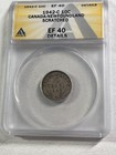1942-c Newfoundland 10 Cents Graded Xf 40 Details Scratched By Anacs Low Mintage