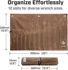 Tool Pouch  Roll-up Storage Bag For Hand Tools   Wrenches