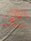 Vtg Usmc Us Marine Corps Camp Lejune T Shirt Size Large 70s 80s Tri Blend Single
