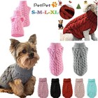 Pet Puppy Dog Cat Warm Winter Sweater Vest Knitted Coat Jacket For Small Dogs