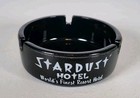Vintage Stardust Hotel   Casino Las Vegas Nevada Piano Black Ashtray 3 5   z