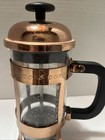 Copper Tone Starbucks   Pyrex French Coffee Press 12oz