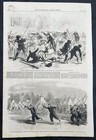 1861 Illustrated London News 5 Antique Pages  Battles American Civil War   4 