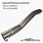 2014-2025 Silverado 5 3l Muffler Delete  Aggressive Sound