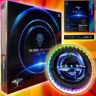 Led Light Up Flying Disc 175g     Glow In The Dark Frisbee Night Throw Toy -black