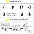 2 Pack Automatic Inflatable Life Jacket With Whistle  Adult Adjustable Pfd Prese