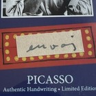 Pablo Picasso Handwritten Word Cut From A Autograph Letter Signed Beckett Bas