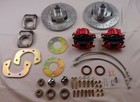 1964 1965 1966 Ford Mustang Front Disc Brake Conversion For V-8 Spindle Red 