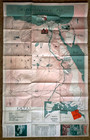 1956 Map Of Egypt With Photographic Highlights     37 7 8  X 24  Folded
