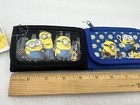 Minions Despicable Me Small Trifold Wallets Coin Holder  set Of 2-black   Blue 
