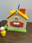 Vintage 1984 Fisher Price Discovery Cottage Activity House 136 W  Little Person