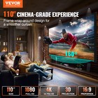 Vevor 110  16 9 Projector Screen Projection Hd Home Theatre Outdoor Portable
